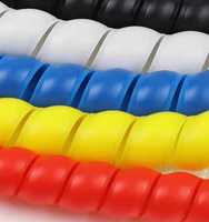 Protector de manguera hidráulica de alta presión con manguito flexible en espiral para protección de mangueras