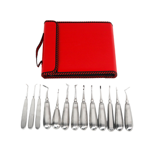 ชุดเครื่องมือถอนฟันผ่าตัดทางทันตกรรม 13 ชิ้น ทำจากสแตนเลสสตีล - Product Image 1