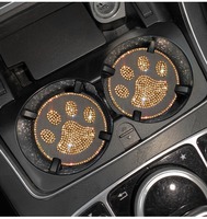 Sous-verres de voiture Bling Porte-gobelets de voiture antidérapants pour véhicules automobiles