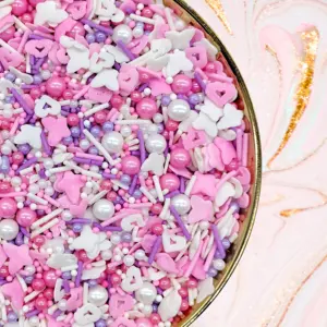 Valentine Đường Hạt Ăn Được Sprinkles Bánh Trang Trí