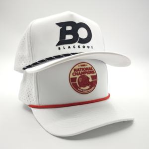 Parche Personalizado con Logotipo, 5 Paneles, Perforado con Láser, Impermeable, Ajustable, con Impresión Digital Dobby Dot, de Secado Rápido, para Golf - Product Image 5