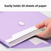 Carpeta de Archivo A4 Transfronteriza, Estilo Etiqueta, Impermeable, de PP, para Comercio Exterior, KM015 KEMU, Impresión UV