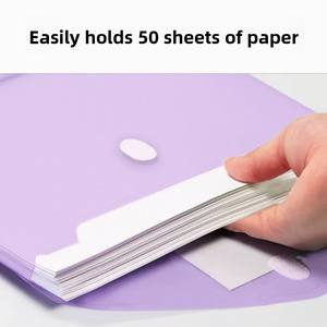 Cartella Portadocumenti <span class=keywords><strong>A4</strong></span> Impermeabile in PP per Commercio Estero, Stile Etichetta, Stampa UV KM015 KEMU - Product Image 3