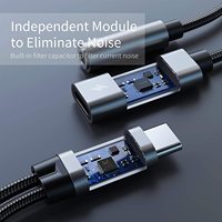 USB c auf 3,5mm Kopfhörer-und Lade adapter USB C PD 3.0 Ladeans chluss an Aux Audio Jack und Schnelllade-Dongle-Kabel
