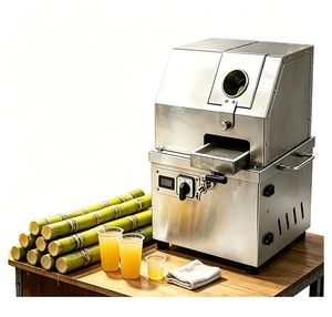 Food Grade Stainless Steel Dual Voltage 24V/220V <b>Sugarcane</b> <b>Juicer</b> Machine with Digital Display for Beverage Shop - Product Image 3
