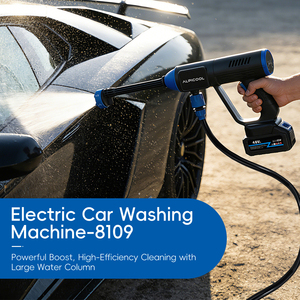 Alpicool 8109 Laveuse de voiture portable électrique sans fil 300W à haute pression en plastique avec batterie 15000mAh+ - Product Image 4