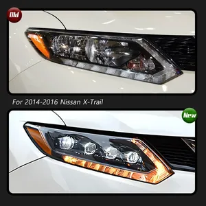 ไฟหน้ารถยนต์นิสสัน X-Trail ปี 2014-2016 อัพเกรดดัดแปลงเป็นไฟหน้า LED แบบ DRL พร้อมไฟเลี้ยวแบบไดนามิก - Product Image 2