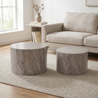 Table basse ronde contemporaine en bois MDF écologique, design personnalisé, pour la maison, le salon, marque Jite