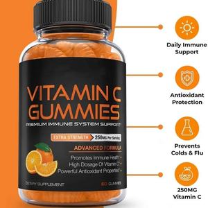 OEM özel <span class=keywords><strong>Vitamin</strong></span> B12 Gummies doğal sakızlı ayı çok <span class=keywords><strong>Vitamin</strong></span> takviyesi organik elma şırası sirke vitamini Gummies - Product Image 3