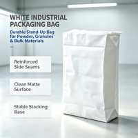 Sacs à valve en PE coextrudé, taille personnalisée, scellés à chaud, épaissis, pour granulés de résine plastique