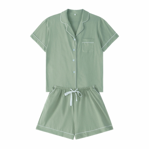 Set di pigiami in cotone 6056 FUNG pigiama da donna pigiama da notte pigiama da notte in maglia pigiama - Product Image 1