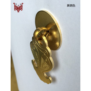 Chinese Style Pure Brass Fish Shape Cabinet Handle For Drawer And Door - Product Image 4