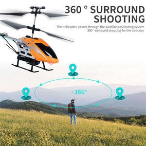 Juguete Volador con Control Remoto por Aplicación, Helicóptero RC Eléctrico de Aleación Pequeño para Niños, con Cámara 4K HD, para Interiores y Exteriores - Product Image 4