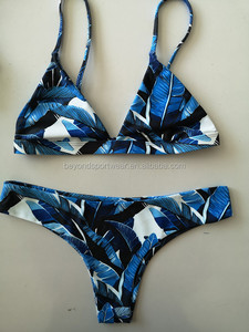 Biquínis Personalizados de Tecido Reciclado com Impressão para Mulheres Moda Praia 2020 - Product Image 5
