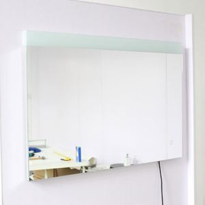 2025 personalizado de alta calidad Rectangular LED espejo de baño luces iluminadas pared moderna espejo compacto muebles para sala de estar - Product Image 5