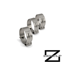 Collier de serrage simple en acier inoxydable 304, type à pince, robuste, pour tuyau, tube, automobile, soufflet de cardan, conduite de carburant