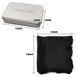 Baiyuheng personnalisé Offre Spéciale noir Camping activités de plein air tissu <span class=keywords><strong>Tinder</strong></span> - Product Image 2