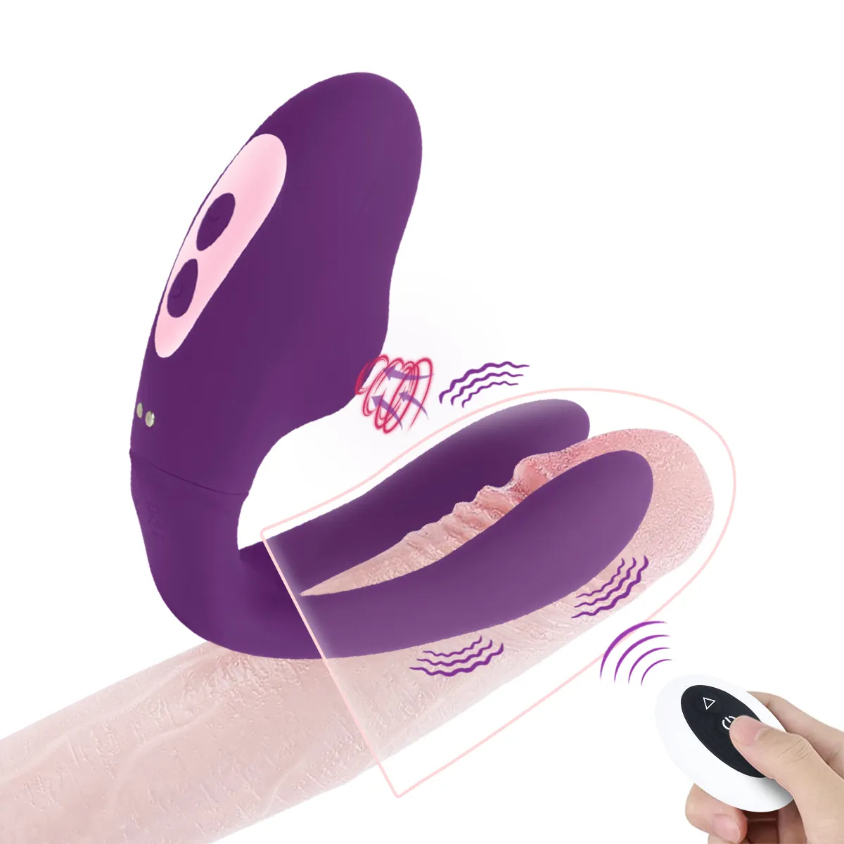 SHiDunsi chegam novas triádica chupando vibrador vibratório otário brinquedos sexuais para as mulheres estimulação tripla