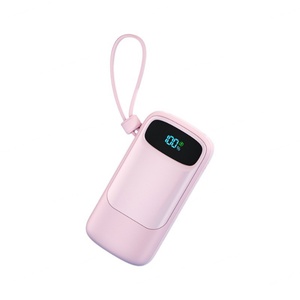 Banco de Energía Portátil de 10000mAh PD40w para Viajes al Aire Libre, Tipo-C con Cable Integrado, Carga Rápida, Gran Capacidad, Interfaz USB - Product Image 1