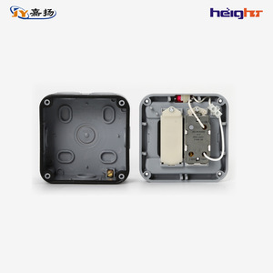 Interruptor de pared para exteriores, resistente al agua, de 1 vía, 20A, IP65, material de PC, para uso en interiores y exteriores - Product Image 4