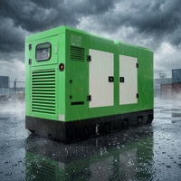 Groupe électrogène diesel silencieux YUCHAI 30KW 37.5KVA triphasé sans balais, ensemble compact pour petites usines de construction, prix standard
