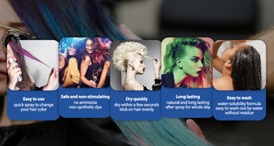 <strong>Hair</strong> Dye <strong>Spray</strong> High Quality Make Your Own Brand <strong>Hair</strong> Color <strong>Spray</strong> Color Rock <strong>Purple</strong> <strong>Hair</strong> Styling Product - Product Image 3