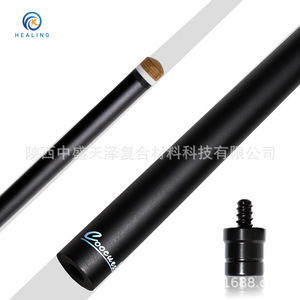 Coocus - Sección Frontal de Taco de Billar de Fibra de Carbono de 12.4mm y 8 Dientes, Taco de Billar Duradero para Nine-Ball - Product Image 1