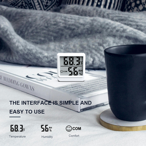 <span class=keywords><strong>Mini</strong></span> kỹ thuật số ABS nhựa Nhiệt ẩm kế với màn hình LCD pin Powered cho home & Room sử dụng OEM/ODM hỗ trợ - Product Image 2