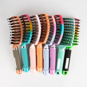 <span class=keywords><strong>Brosse</strong></span> <span class=keywords><strong>à</strong></span> <span class=keywords><strong>cheveux</strong></span> antistatique flexible <span class=keywords><strong>Brosse</strong></span> <span class=keywords><strong>à</strong></span> peigne de massage du cuir chevelu LOGO personnalisé Séchage des <span class=keywords><strong>cheveux</strong></span> <span class=keywords><strong>Brosse</strong></span> <span class=keywords><strong>à</strong></span> <span class=keywords><strong>cheveux</strong></span> démêlante incurvée <span class=keywords><strong>à</strong></span> évent - Product Image 2