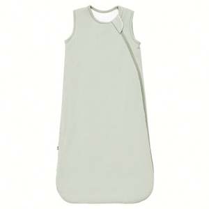 Saco de Dormir sin Mangas de Fibra de Bambú Personalizable 0.5-1.0 TOG, Saco de Dormir para Recién Nacidos con Cierre de Cremallera para Primavera - Product Image 4