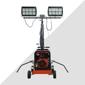 Outdoor lighting Tower Telescopic Mobile Light Tower Generator Price