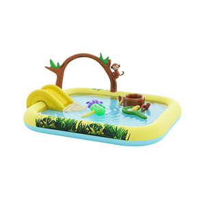<span class=keywords><strong>Piscine</strong></span> gonflable multifonctionnelle personnalisée pour jeux aquatiques, en PVC, pour usage domestique et extérieur, avec arroseur, épaissie et agrandie - Product Image 1