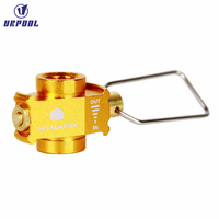 Connecteur de recharge de gaz, poêle de Camping en plein air, 1 pièce, accessoires de remplissage, cylindre, adaptateur, équipement de Camping