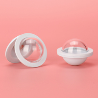 Rond vide personnalisé en plastique magnétique emballage compact de poudre pressée de conteneur pour cosmétiques Blush Case forme unique