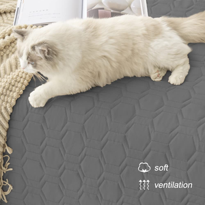 Sustainable Waterproof Non-Slip Reusable <b>Dog</b> Washable Sofa Bed Cover <b>Dog</b> Training Pads Absorbent Cotton Filling <b>Dog</b> <b>Mats</b> - Product Image 5
