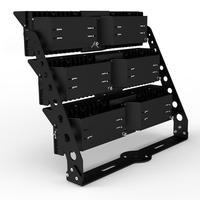 Projecteur LED de stade 1500W IP66 en aluminium moulé sous pression, module intégré, éclairage de terrain de sport, OEM d'usine