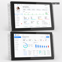 Monitor de Montaje Empotrado Android Todo en Uno de 7/10.1/15.6/21.5 Pulgadas RK3562 RK3568, Inversor Solar Fotovoltaico, Monitoreo Ambiental