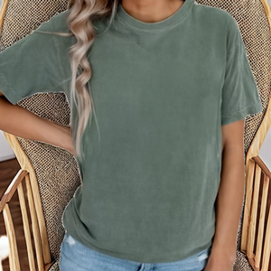 AEARGIV <span class=keywords><strong>T</strong></span>-<span class=keywords><strong>shirt</strong></span> de maternité pour femme, adapté à l'<span class=keywords><strong>allaitement</strong></span>, avec fermeture éclair, mélange de coton, coupe ample, vert, taille moyenne - Product Image 2