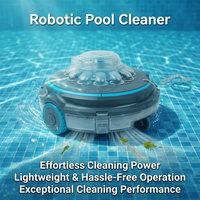 Robot aspirateur de piscine sans fil, machine de nettoyage automatique pour piscines hors sol et enterrées