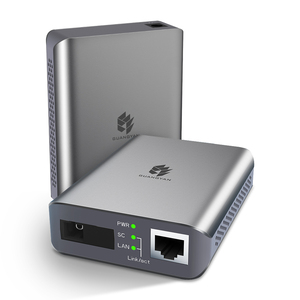 Convertidor de medios de fibra óptica de alta calidad Gigabit Modo único Duplex Fuente de alimentación externa RJ45 3KM-120KM Transceptor óptico - Product Image 2