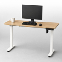 Bureau électrique réglable moderne pour chambre à coucher, cadre de bureau assis-debout ergonomique à hauteur réglable pour postes de travail de bureau