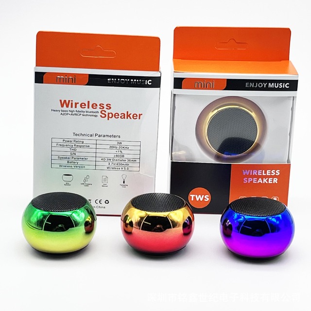Hot Sale MX-10 BT Speaker Mini Stereo Bass Portable Outdoor Wireless Speaker Gradient Color