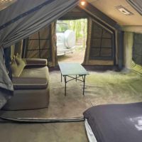 Nouvelle tente gonflable verte 12 saisons avec hauteur latérale étendue, imperméable, résistante aux UV, portable, en Oxford 300D, pour l'extérieur, installation facile