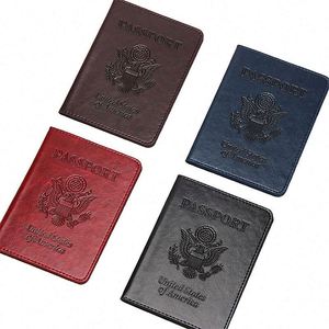 Laizi Fashion PU Leather Feather Decorated <b>Passport</b> <b>Wallet</b> Cover with Custom Case Holder - Product Image 3
