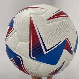 Ballon de football professionnel en cuir PU, prix d'usine en gros personnalisé, fabriqué en Chine, pas cher, taille 5 4 3 - Product Image 1