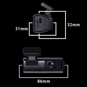 Nouveau tachygraphe HD 2024 <span class=keywords><strong>VIFI</strong></span> sans fil avec téléphone portable caméra de voyage activée par la voix application mobile vue lecture boîte noire - Product Image 4
