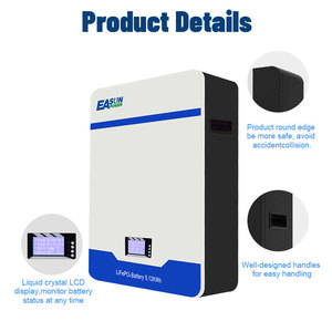 <span class=keywords><strong>Easun</strong></span> Power-Batería Lifepo4 montada en la pared, 48V, 5kw, <span class=keywords><strong>10kw</strong></span>, 100ah, 200ah, batería de litio BMS Powerwall para almacenamiento de energía en el hogar - Product Image 4