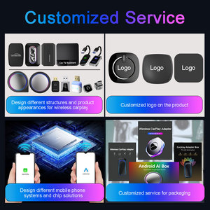 Nexflit 8 + 128GB Carplay Ai Box Android 13 Auto <span class=keywords><strong>TV</strong></span> LED 8 128GB Filaire/Sans Fil GPS Car Play Adaptateur <span class=keywords><strong>Apple</strong></span> IOS YouTube Compatible - Product Image 6