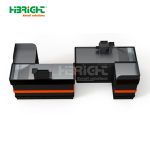 Mostrador de Caja de Acero Inoxidable, Tamaño Personalizado, Mostrador de Punto de Venta para Supermercado o Tienda de Conveniencia - Product Image 2