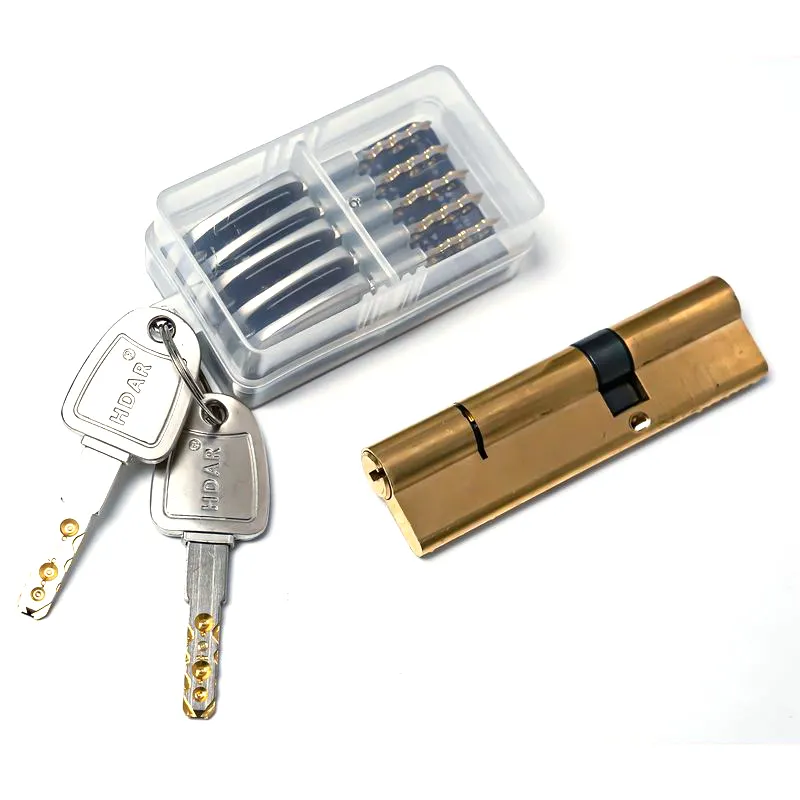 High-quality Strong Anti-theft Brass Lock Cylinder With Mother-of-pearl Construction